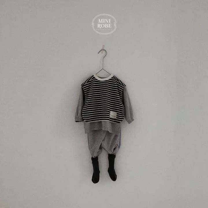 Mini Robe - Korean Baby Fashion - #babyboutiqueclothing - Heart Star Round Tee - 12