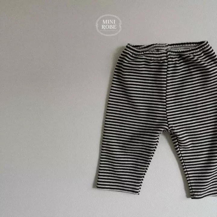 Mini Robe - Korean Baby Fashion - #babyclothing - Nana Stropes Leggings - 6