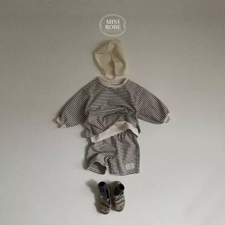 Mini Robe - Korean Baby Fashion - #babyclothing - Joy One Top Bottom Set - 9