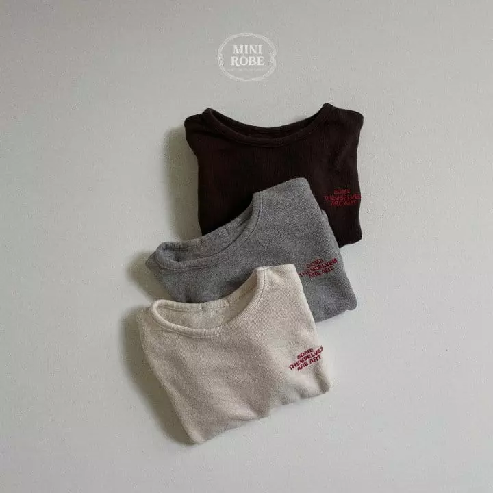 Mini Robe - Korean Baby Fashion - #babyclothing - Mable Piping Tee - 8