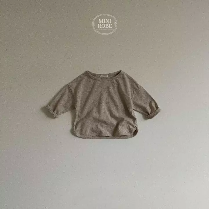 Mini Robe - Korean Baby Fashion - #babyclothing - Soft Piping Tee - 5