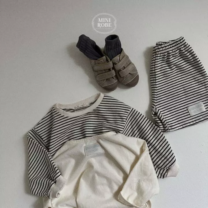 Mini Robe - Korean Baby Fashion - #babyfashion - Joy One Top Bottom Set - 10