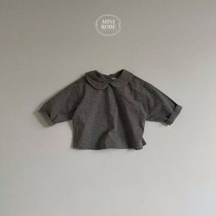 Mini Robe - Korean Baby Fashion - #babyfashion - Square Shirt - 3