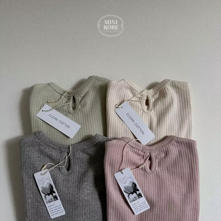 Mini Robe - Korean Baby Fashion - #babyfashion - Pure Top Bottom Set