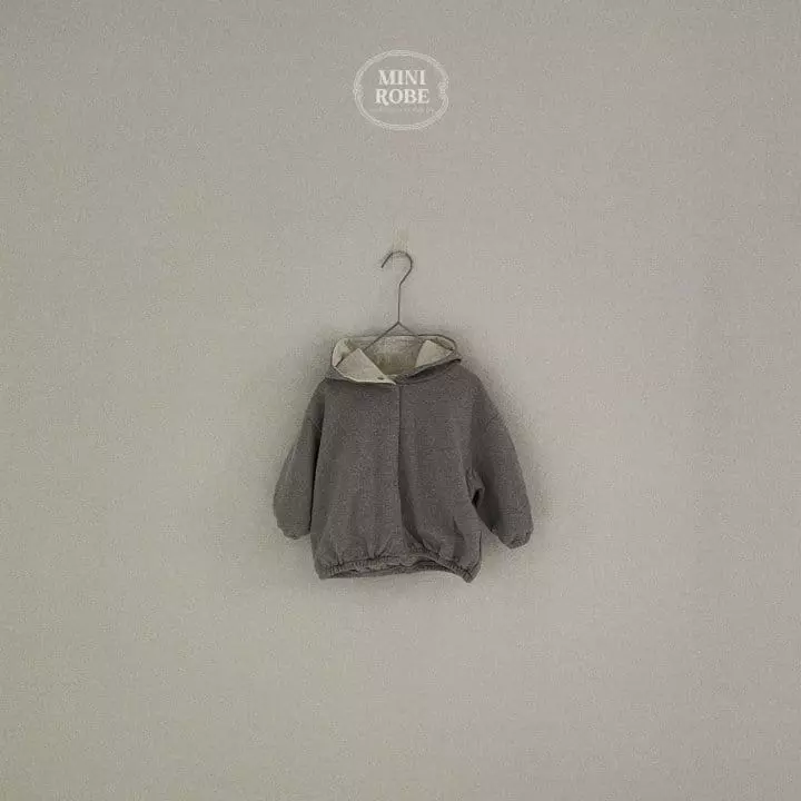 Mini Robe - Korean Baby Fashion - #babyfever - Coloe Hoody Zip-up - 5