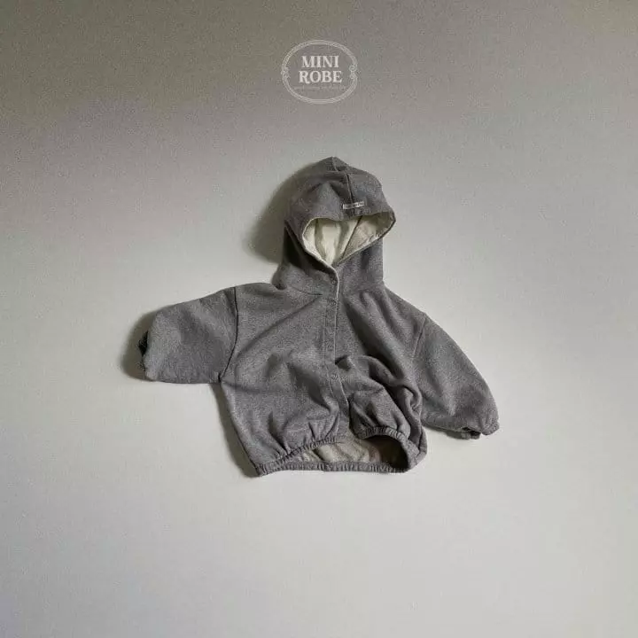 Mini Robe - Korean Baby Fashion - #babygirlfashion - Coloe Hoody Zip-up - 6
