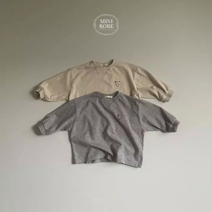 Mini Robe - Korean Baby Fashion - #babygirlfashion - Heart Star Round Tee