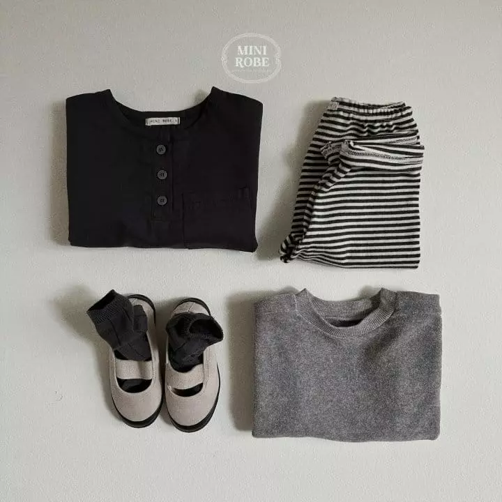 Mini Robe - Korean Baby Fashion - #babylifestyle - Nana Stropes Leggings - 10