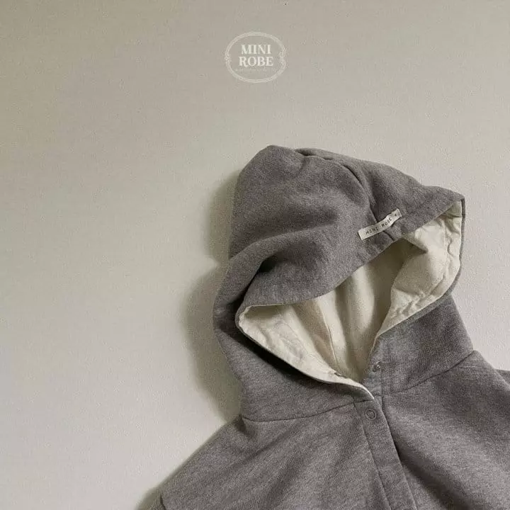Mini Robe - Korean Baby Fashion - #babylifestyle - Coloe Hoody Zip-up - 7