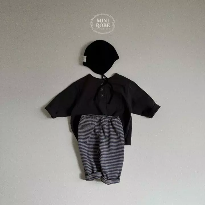 Mini Robe - Korean Baby Fashion - #babyoninstagram - Nana Stropes Leggings - 11