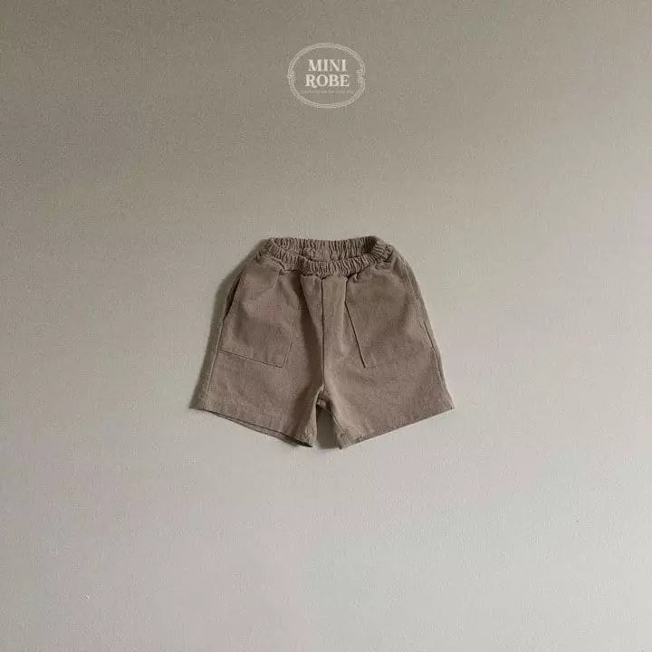Mini Robe - Korean Baby Fashion - #babyoninstagram - Big Pocket Short