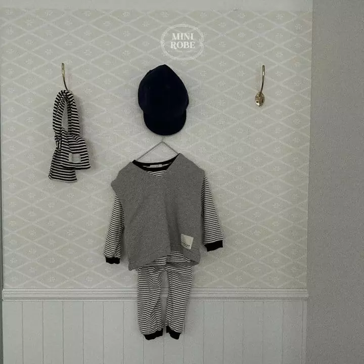 Mini Robe - Korean Baby Fashion - #babyoninstagram - Acodian Muffler - 12