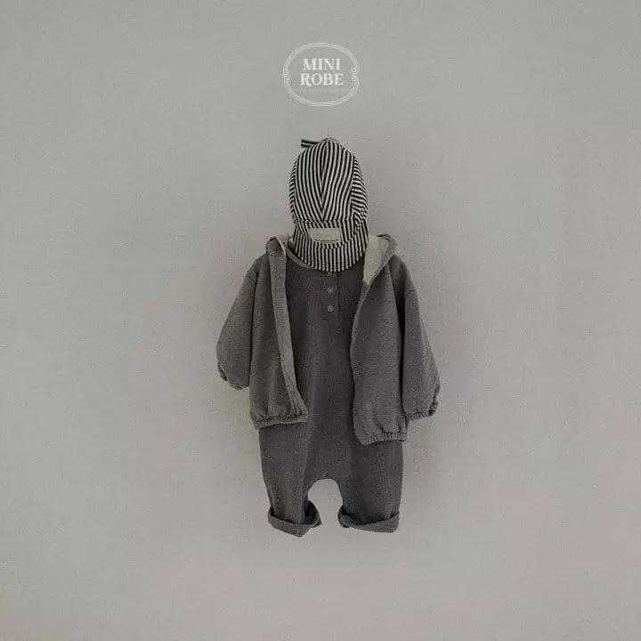 Mini Robe - Korean Baby Fashion - #babyoninstagram - Wafle Jumpsuit - 9