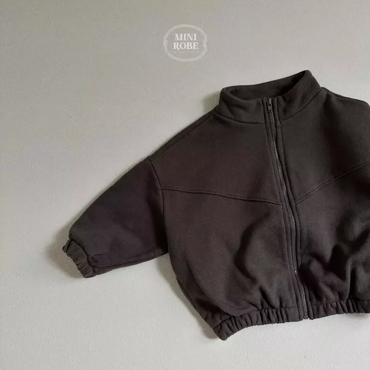 Mini Robe - Korean Baby Fashion - #babylifestyle - V Zip-up - 4