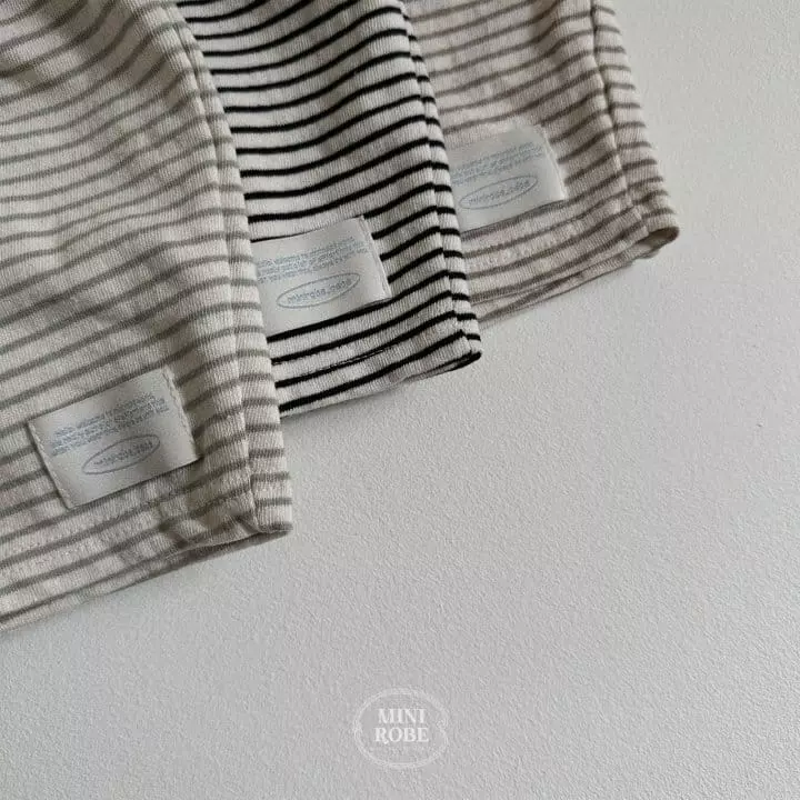 Mini Robe - Korean Baby Fashion - #babyootd - Joy Stripes Pants