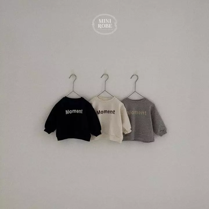 Mini Robe - Korean Baby Fashion - #babyootd - Moment Sweatshirt