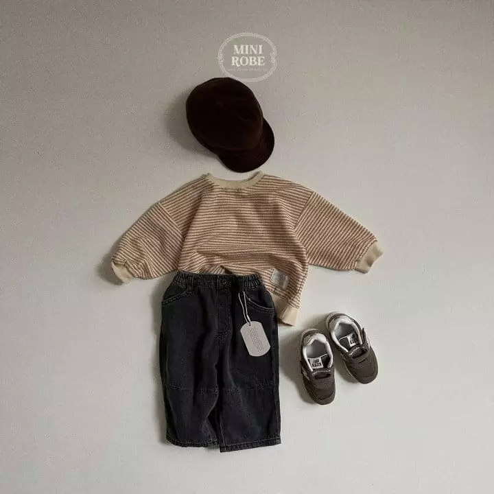 Mini Robe - Korean Baby Fashion - #babyootd - Terry Ball Cap - 12