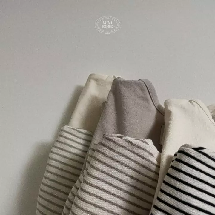 Mini Robe - Korean Baby Fashion - #babyoutfit - Joy One Top Bottom Set - 2