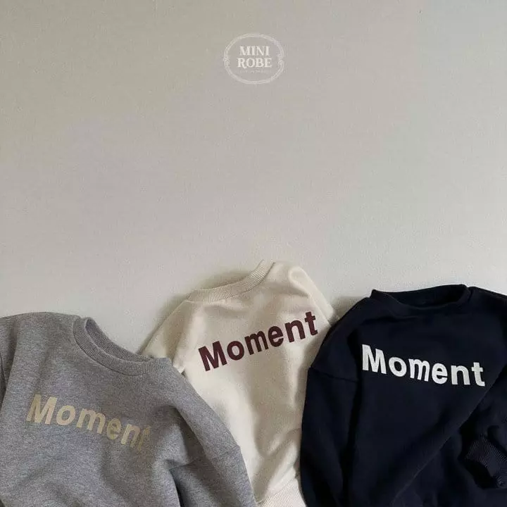Mini Robe - Korean Baby Fashion - #babyoutfit - Moment Sweatshirt - 2