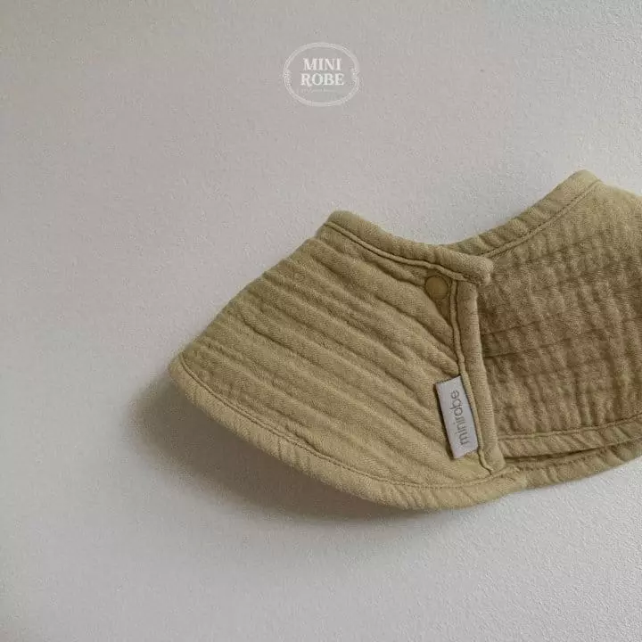 Mini Robe - Korean Baby Fashion - #babyoutfit - Half Moon Bib - 6