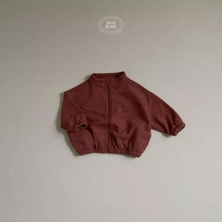 Mini Robe - Korean Baby Fashion - #babyoutfit - V Zip-up - 6
