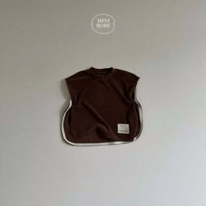 Mini Robe - Korean Baby Fashion - #babyoutfit - Terry Vest - 4