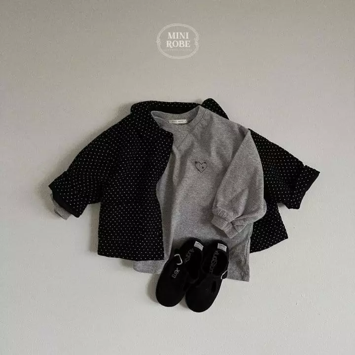Mini Robe - Korean Baby Fashion - #babywear - Heart Star Round Tee - 7