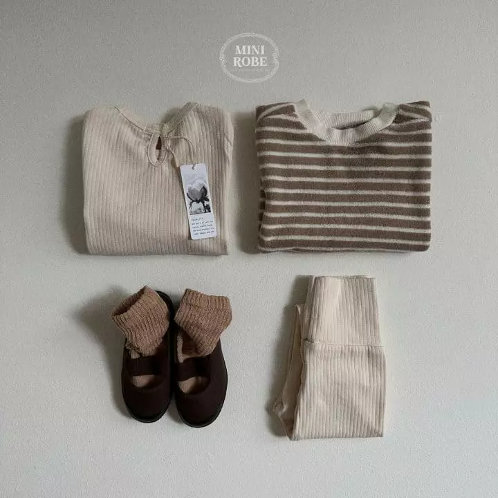 Mini Robe - Korean Baby Fashion - #onlinebabyboutique - Pure Top Bottom Set - 10