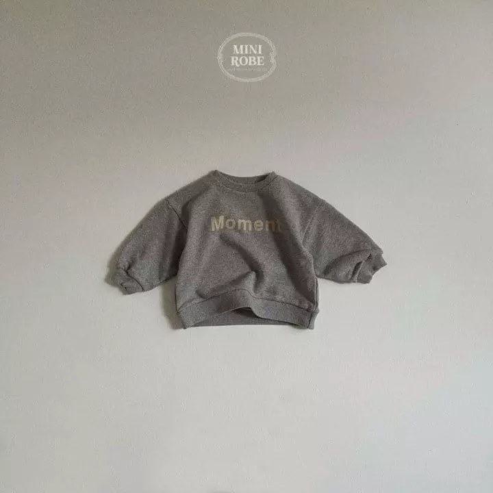 Mini Robe - Korean Baby Fashion - #smilingbaby - Moment Sweatshirt - 7