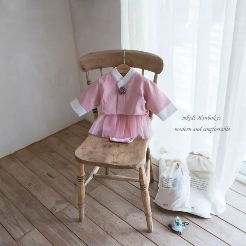Mkids - Korean Baby Fashion - #babyoutfit - Choa Romper Set - 5