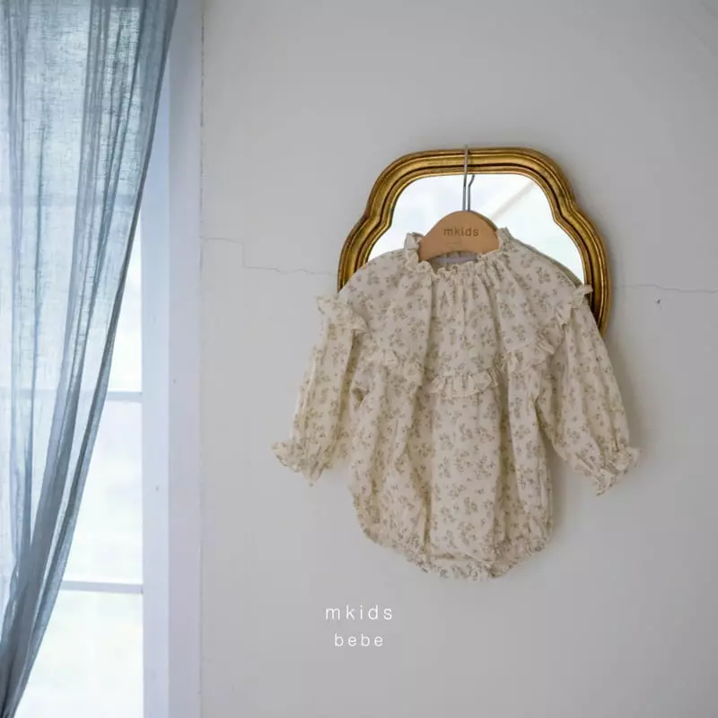 Mkids - Korean Baby Fashion - #babywear - Bebe Lala Frill Bodysuit - 10