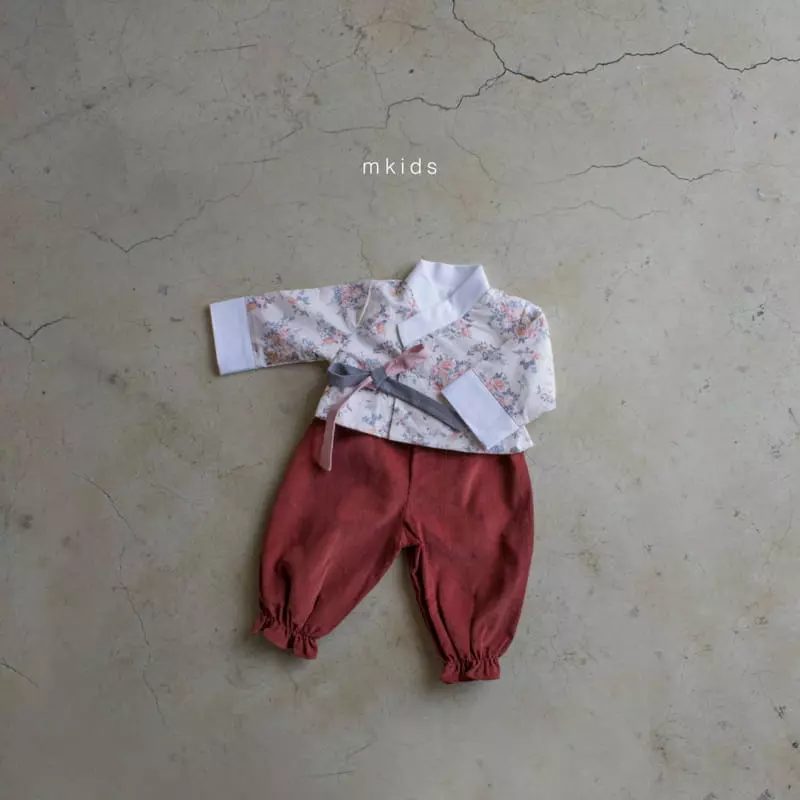 Mkids - Korean Children Fashion - #fashionkids - Suchehwa Pants Set - 10