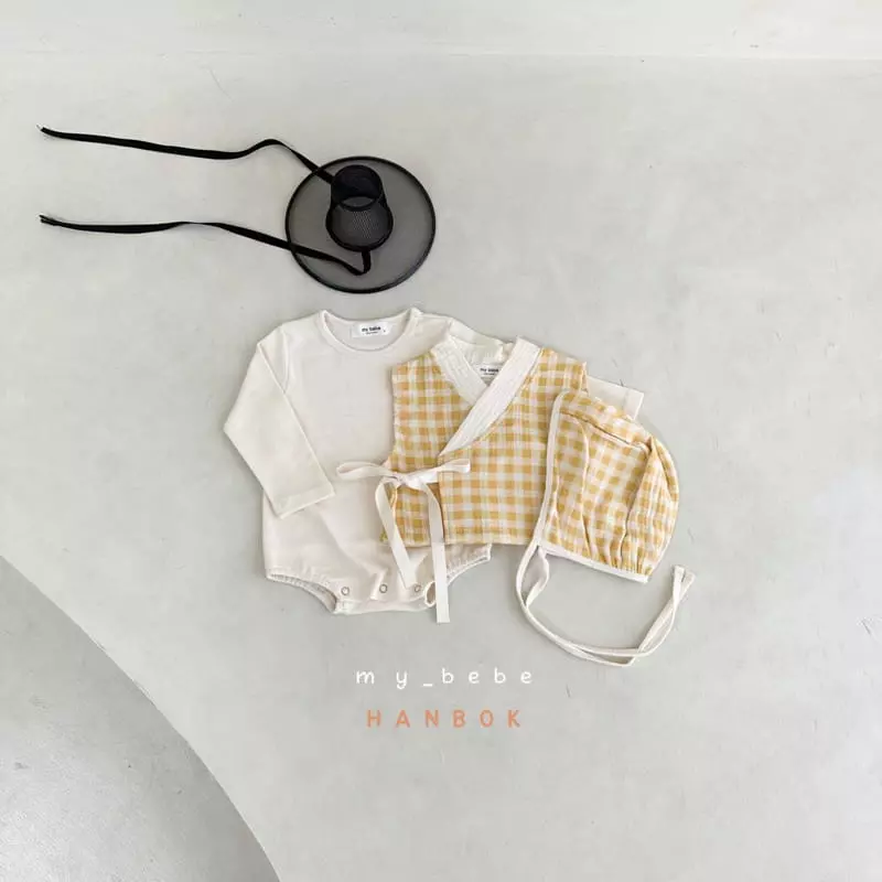 My Bebe - Korean Baby Fashion - #babyfever - Bebe Hanbok Set - 3