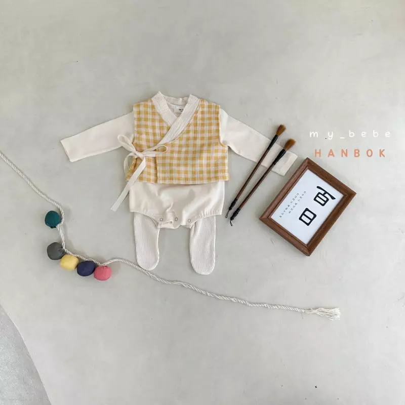 My Bebe - Korean Baby Fashion - #babyoninstagram - Bebe Hanbok Set - 6