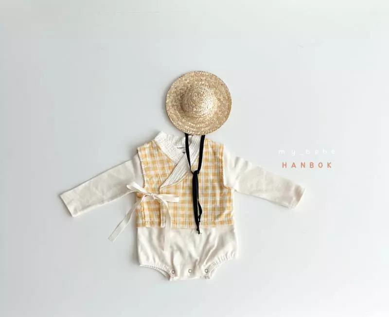 My Bebe - Korean Baby Fashion - #babyoutfit - Mini Straw Hat ~5y - 7