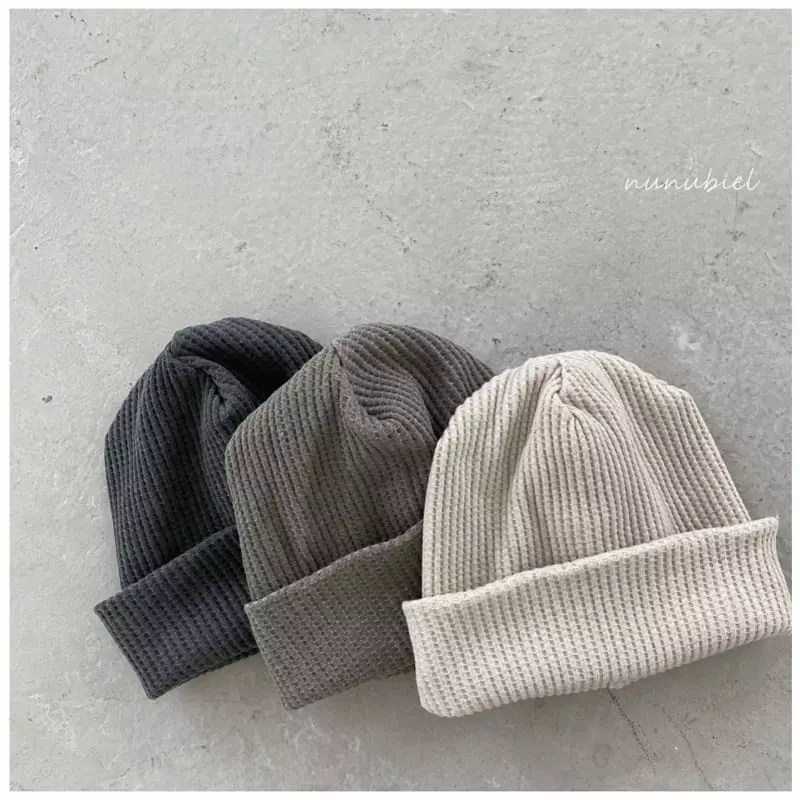 Nunubiel - Korean Baby Fashion - #babywear - Pigment Waffle Beanie - 2