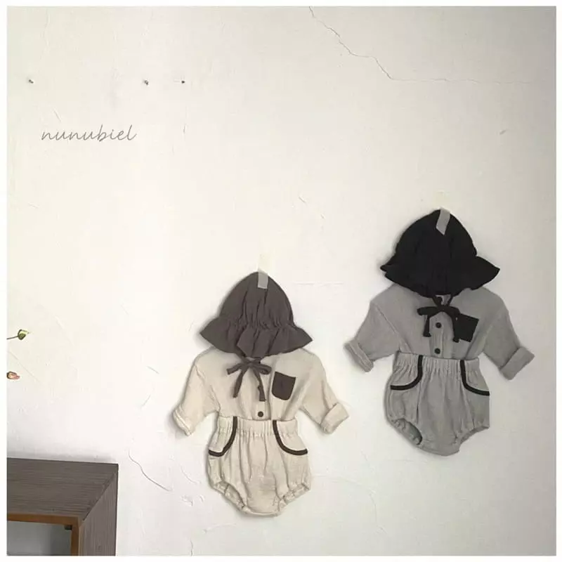Nunubiel - Korean Baby Fashion - #onlinebabyboutique - Bebe Malon Top Bottom Set - 6