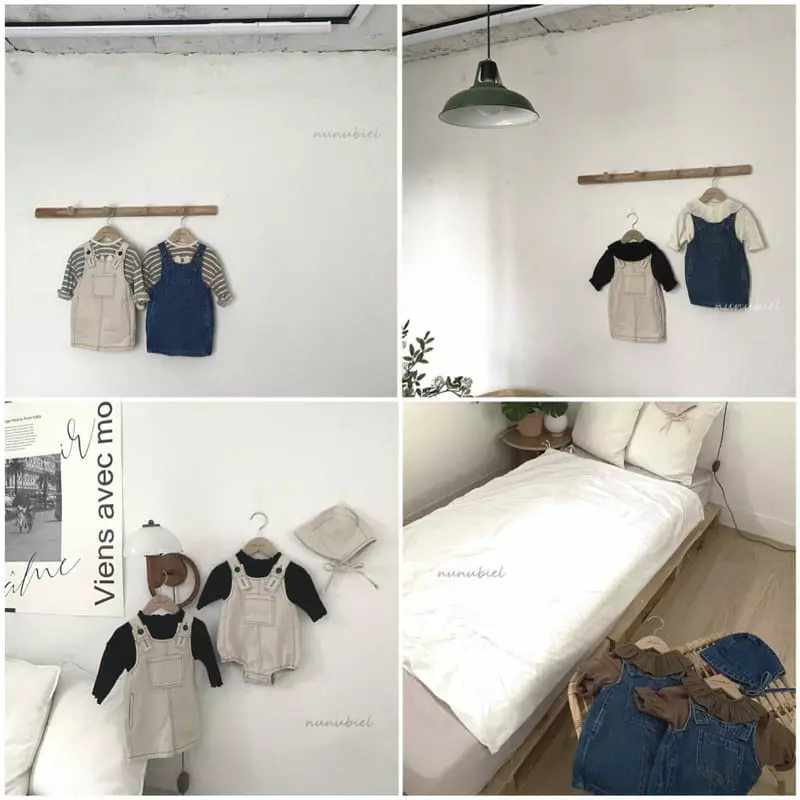 Nunubiel - Korean Children Fashion - #childrensboutique - Ponny Denim One-piece - 6