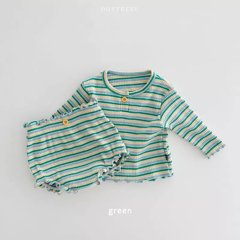 Oott Bebe - Korean Baby Fashion - #babyoutfit - Peanuts Bloomer Set - 3
