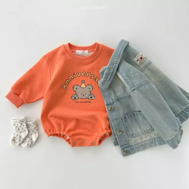 Oott Bebe - Korean Baby Fashion - #babywear - Ani Bodysuit - 3