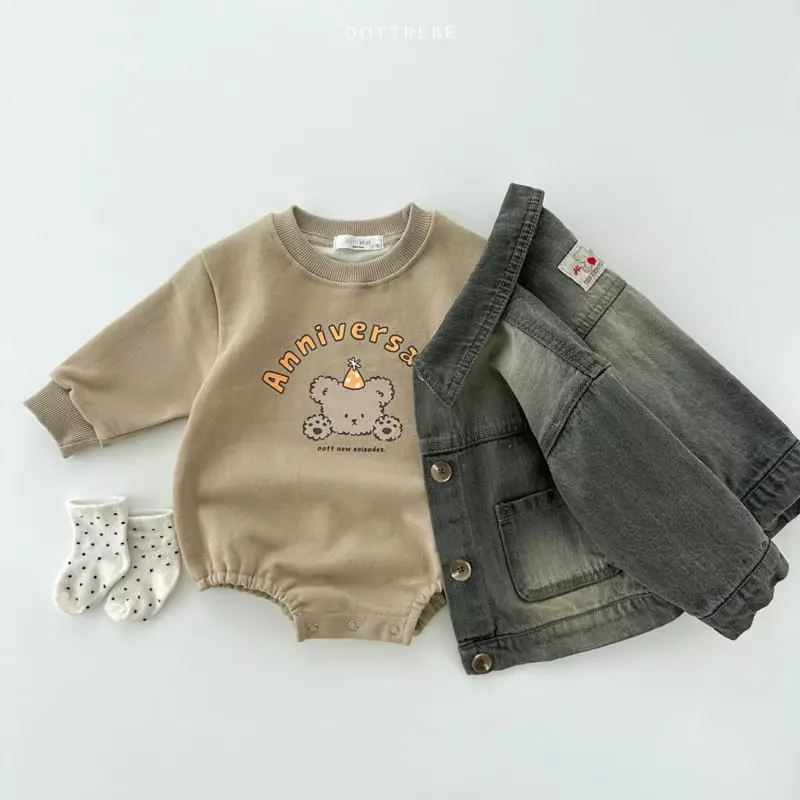 Oott Bebe - Korean Baby Fashion - #babywear - Ani Bodysuit - 4