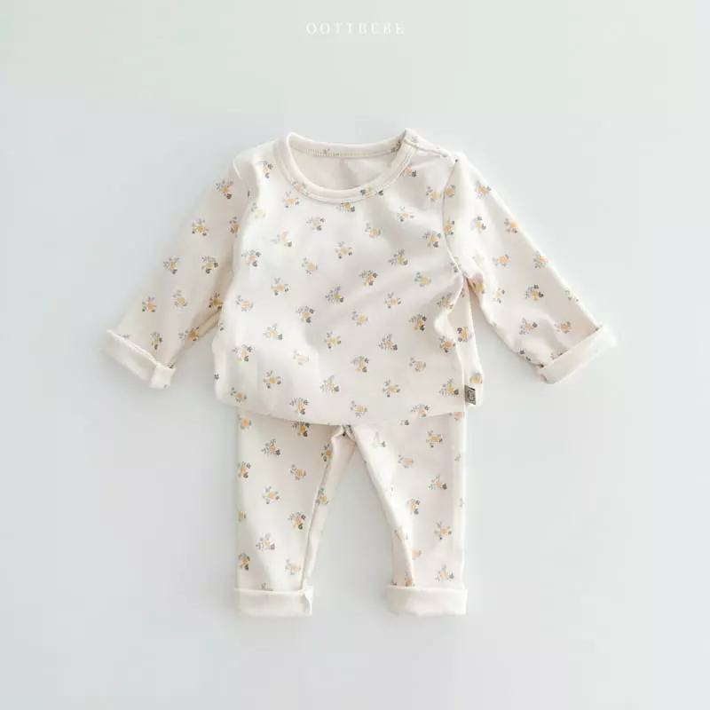 Oott Bebe - Korean Children Fashion - #childrensboutique - Bunny Flower Easywear - 9