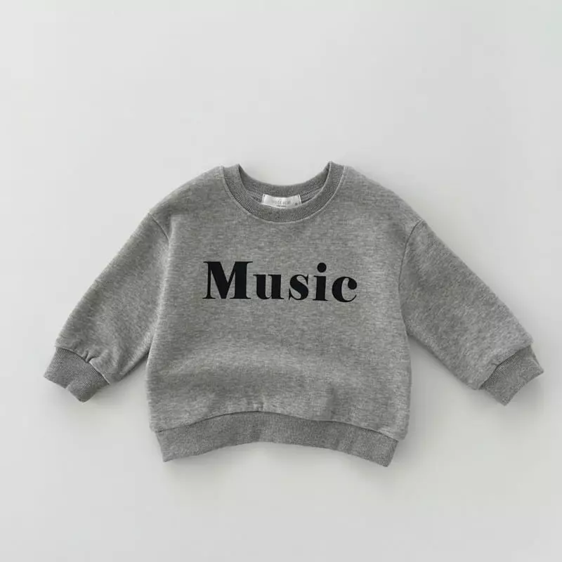 Oott Bebe - Korean Children Fashion - #discoveringself - Music Sweatshirt - 2