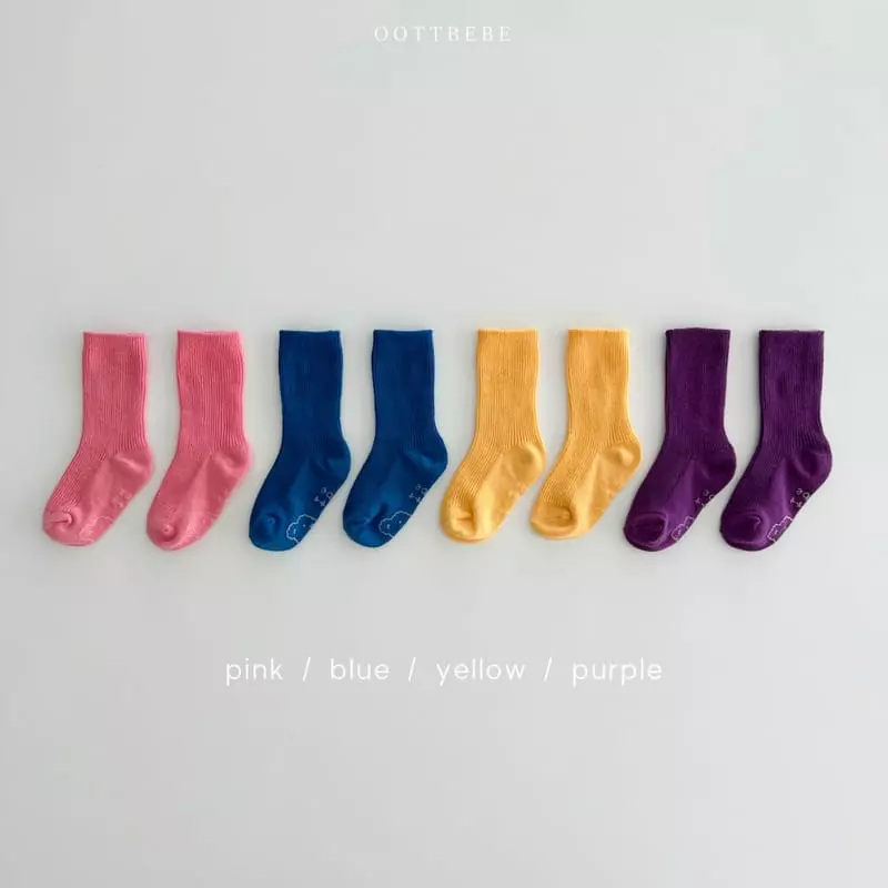 Oott Bebe - Korean Children Fashion - #fashionkids - Rainbow Socks Color Set - 2