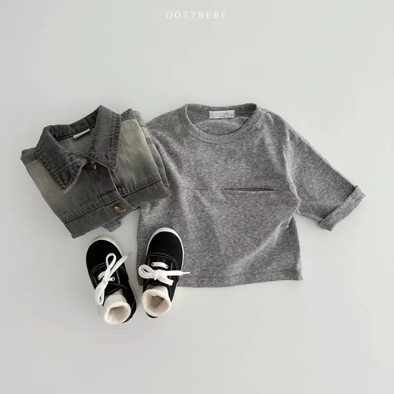 Oott Bebe - Korean Children Fashion - #fashionkids - Cashew Nut Slav Tee - 4