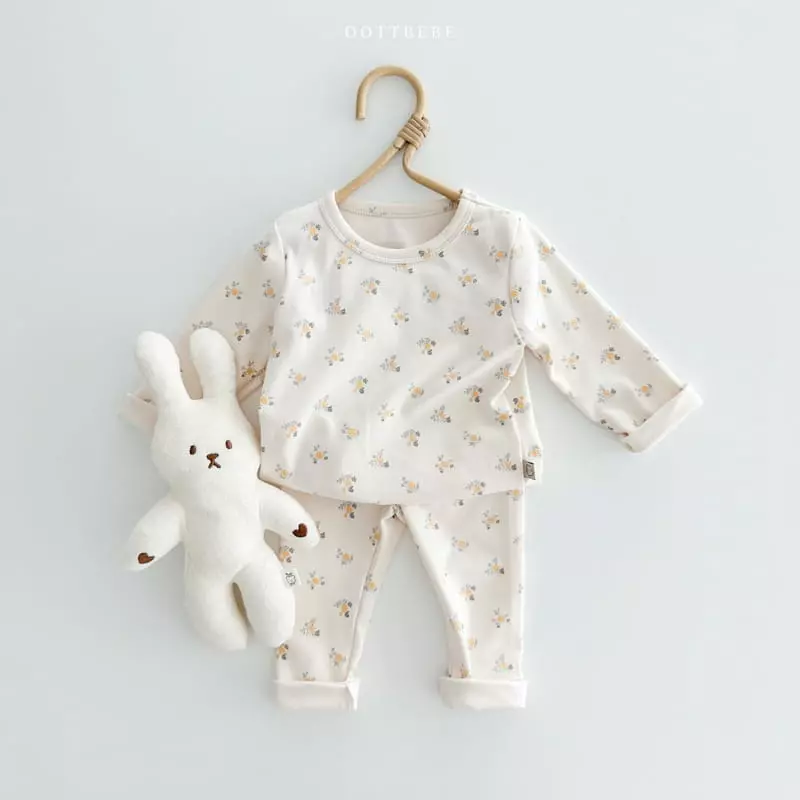Oott Bebe - Korean Children Fashion - #minifashionista - Bunny Flower Easywear - 3