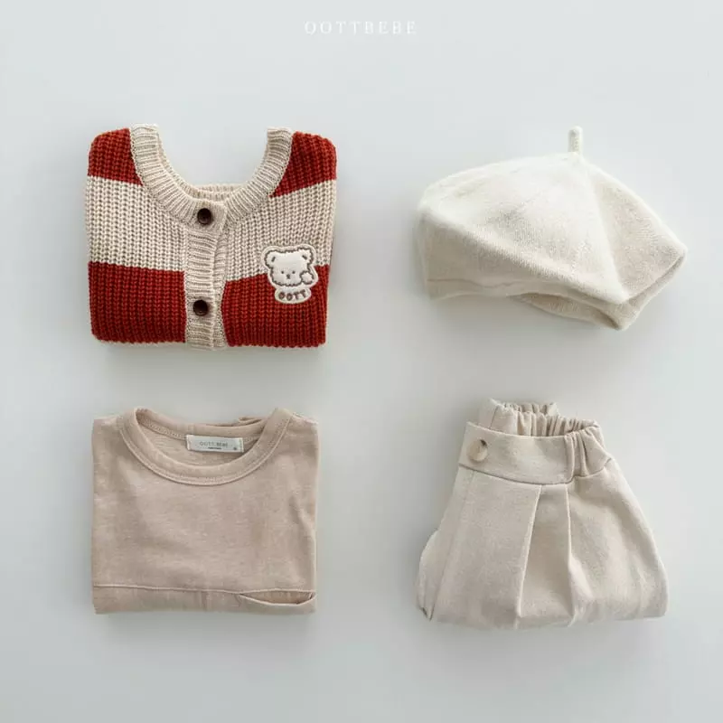 Oott Bebe - Korean Children Fashion - #minifashionista - Ring Ding Dong Knit Vest - 6