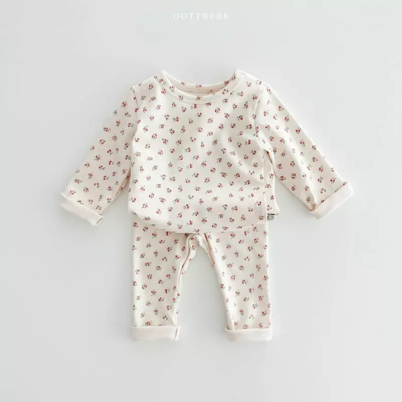 Oott Bebe - Korean Children Fashion - #stylishchildhood - Bunny Flower Easywear - 7