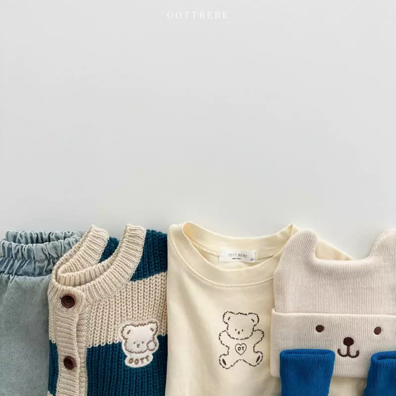 Oott Bebe - Korean Children Fashion - #stylishchildhood - Ring Ding Dong Knit Vest - 10