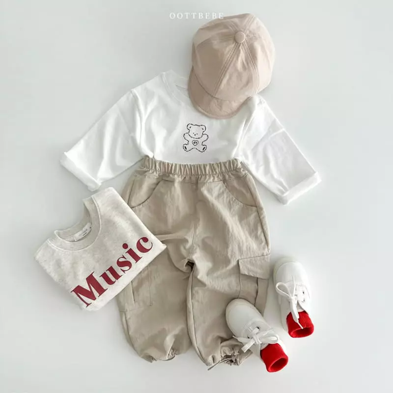 Oott Bebe - Korean Children Fashion - #todddlerfashion - Crunky Pants - 3